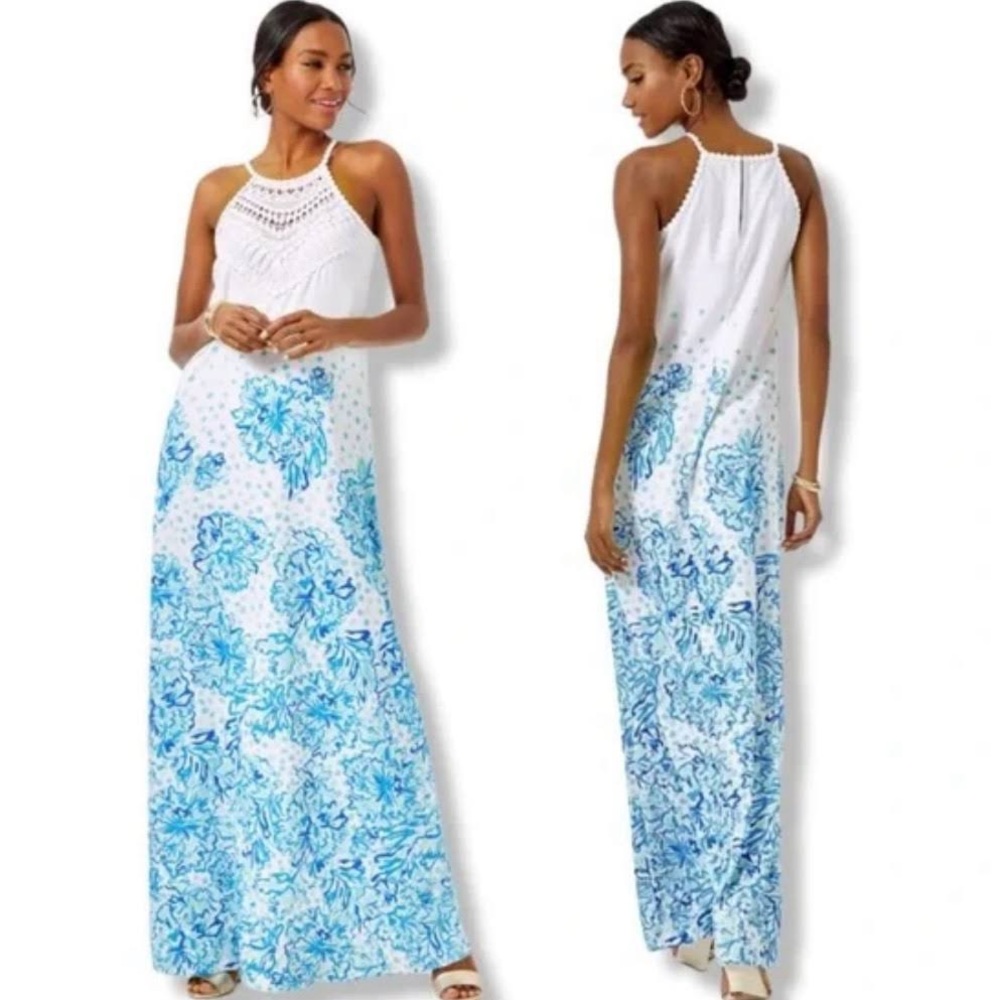 Lilly Pulitzer Pearl Soft Maxi Dress Size 10